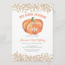 Search for pink gold pumpkin invitations Our little pumpkin