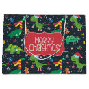 Search for christmas dinosaur gift bags Festive