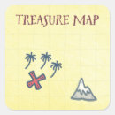 Search for treasure map stickers Captain