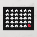 Search for puzzle postcards Black