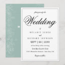 Search for black and sage wedding invitations Minimalist modern simple