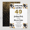 Search for look whos 40 invitations For her