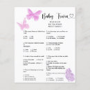 Search for butterfly baby shower games Watercolor