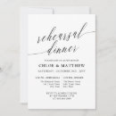 Search for sophisticated rehearsal dinner invitations Simple