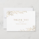 Search for gold foil thank you cards Modern minimalist