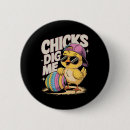 Search for funny toddler badges Chicken