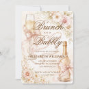 Search for vintage bridal shower invitations Gold