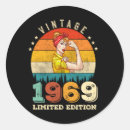 Search for 1969 stickers Birthday