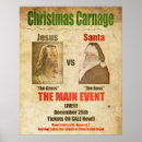 Search for santa and jesus posters Merry