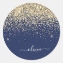 Search for gold sparkle stickers Birthday