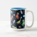 Search for dinosaur pattern mugs Tyrannosaurus rex