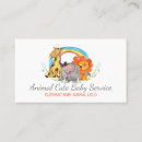 Search for giraffe business cards Childcare