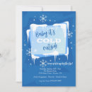 Search for cold winter snow invitations Snowflakes