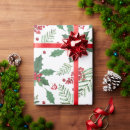Search for holly berry wrapping paper Seasonal