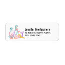 Search for fish scale return address labels Under the sea