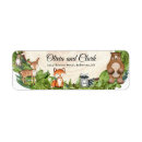 Search for woodland animals return address labels Forest animal