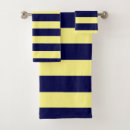 Search for navy blue and yellow bathroom accessories Chic