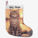 Search for tabby cat christmas stockings Cats