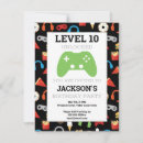Search for level up party invitations Kids