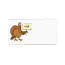 Search for cute turkey return address labels Turkeys