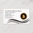Search for nautical sailboat business cards Boating