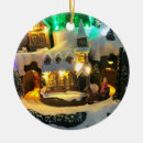 Search for snowy christmas tree decorations Colourful