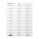 Search for company return address labels Classic