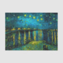 Search for starry night tissue paper Blue