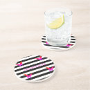 Search for black and white stripes coasters Cool