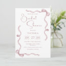 Search for ribbon bridal shower invitations Minimalist