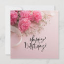 Search for pink carnation birthday cards Happy