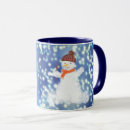 Search for winter snowman mugs White