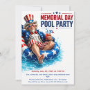 Search for memorial day invitations Red white blue