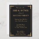 Search for great gatsby bridal shower invitations Black