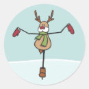 Search for cute reindeer stickers Merry christmas