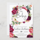 Search for maroon baby shower invitations Burgundy