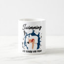 Search for funny swimming mugs Beach
