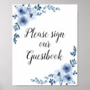Search for guestbook wedding posters Dusty blue
