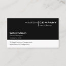 Search for sleek business cards Simple