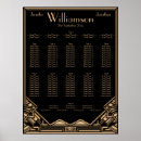 Search for black gold wedding seating charts Table plan
