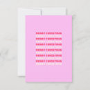 Search for holiday thank you cards Pink