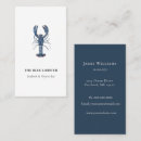 Search for seafood business cards Watercolor