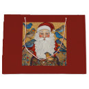 Search for vintage santa claus gift bags Saint nicholas