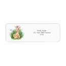 Search for baby safari animals return address labels Watercolor