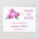 Search for tropical floral save the dates Orchid