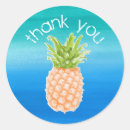 Search for pineapple thank you stickers Aloha