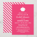 Search for hot pink bridal shower invitations Minimalist