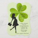 Search for st patricks day baby invitations Clover