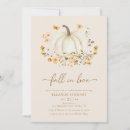 Search for pumpkin bridal shower invitations Watercolor floral