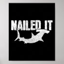 Search for hammerhead shark art Vintage